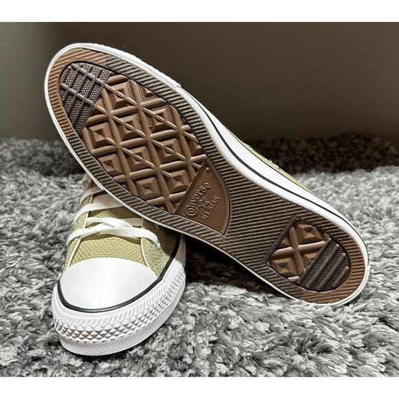 Converse Chuck Taylor Sneakers‎ Shoes Mens Size 11 Mossy Green Canvas Jacquard - Picture 4 of 6